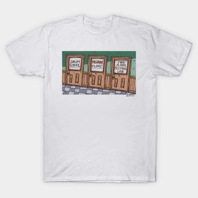 Migraine Clinic T-Shirt by macccc8